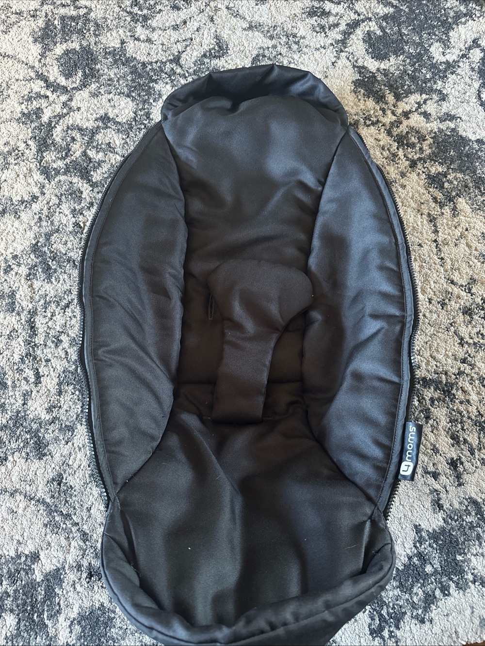 4Moms Mamaroo Fabric Seat Cover Pad, Black - Model# 1026 1037 - Replacement Part